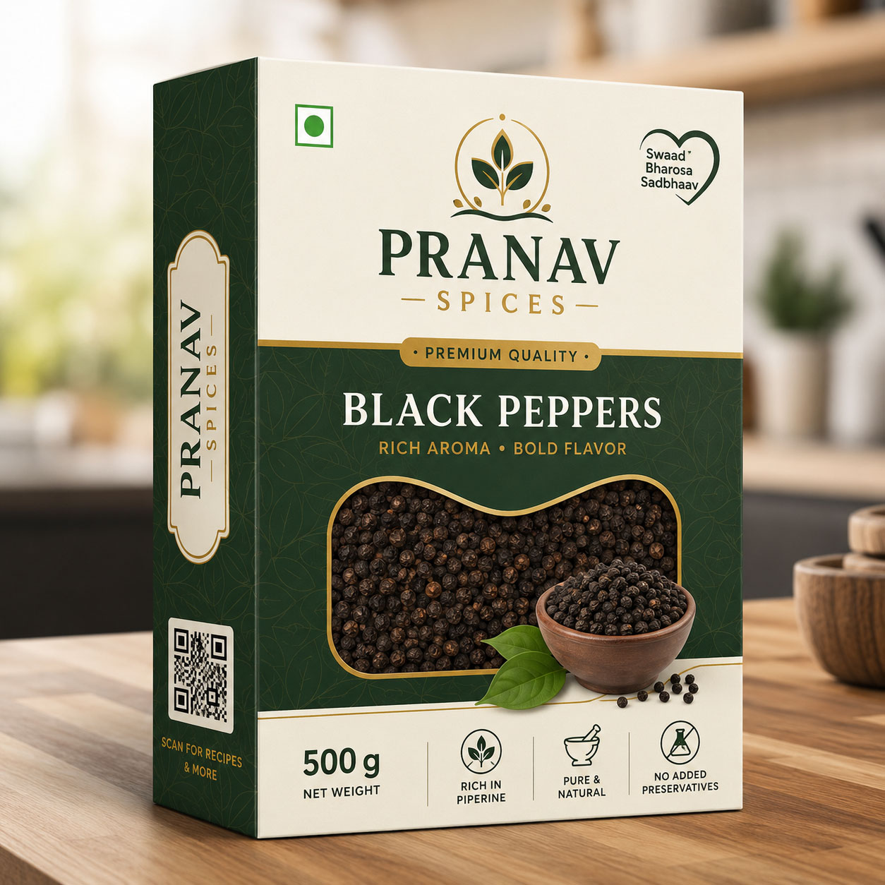 Pranav Spices — Black Peppers